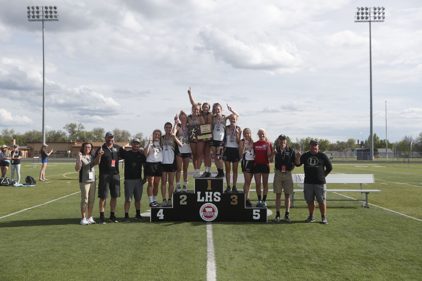Class C Girls track and field - Seeley-Swan Blackhawks